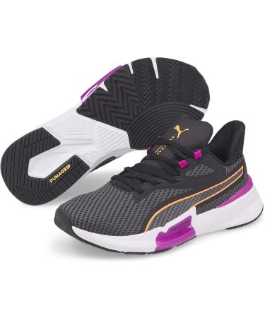 PUMA Women's Pwrframe TR Gymnastics Shoe - 41 EU Black/Deep Orchid/Neon Citrus - Best for Performance & Style - Buy Online on SooperMarket.com