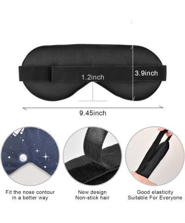 Adjustable Light Blocking Eye Mask for Men and Women - Ideal for Travel, Yoga, Meditation and Deep Sleep - Astronaut Design - Buy Online on SooperMarket.com