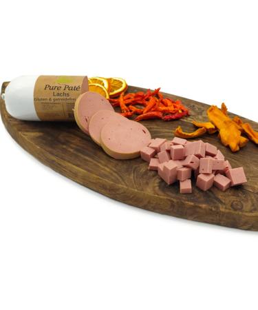 Paw Natural Hundenwurst Cutting Festival |3x400g salmon sausage |Gluten and grain-free |From fresh meat of healthy animals (salmon 3x400gr) salmon 400 g (3 pack)
