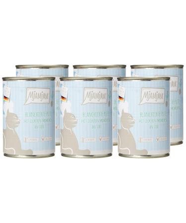 Mjamjam - Premium wet food for cats - blanched turkey with delicious carrot on sauce 380g 6 Pack (6 x 380g) natural lamps with extra meat turkey 380 g (6 Pack)
