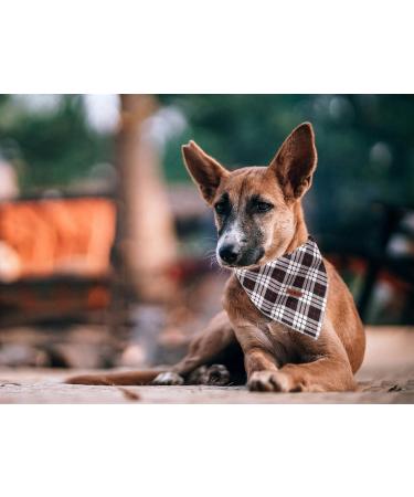 Shop Lionet Paws Black Checkered Dog Bandana for Small Medium & Large Dogs | Triangle Headscarf & Hill Towel - 1 Pack - Buy Online on SooperMarket.com