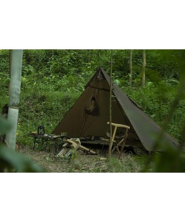 OneTigris TENTSFORMER Raincoat Bushcraft Poncho Tent - Waterproof Multiuse Rain Cover in Coyote Brown - Buy Online on SooperMarket.com