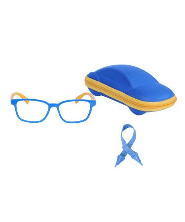 JoXiGo Computer Glasses Against Blue Light for Kids Baby Boys and Girls (3-7 Years) + Glasses Strap + Glasses Case