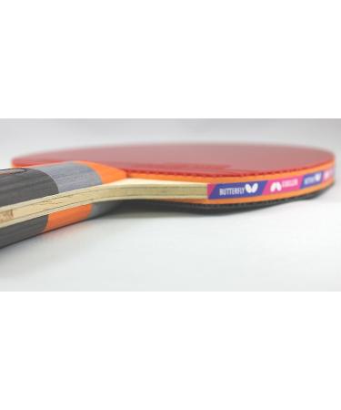 Butterfly Timo Boll Carbon Fiber Ping Pong Paddle | ITTF Approved Professional Table Tennis Racket with Carbon Layers for Power - 2000 Model - Buy Online on SooperMarket.com