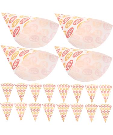 Didiseaon 200 Pcs Popcorn Bag Clear Goody Bag Kids Cone Bags Piping Bags Kids Snack Bag Halloween Treat Bags for Candy Mini Popcorn Boxes Halloween Cone Bags Child Waffles Paper Glass - Buy Online on SooperMarket.com