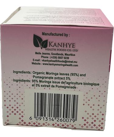 KANHYE Moringa Infusion Pomegranate flavour - Buy Online on SooperMarket.com