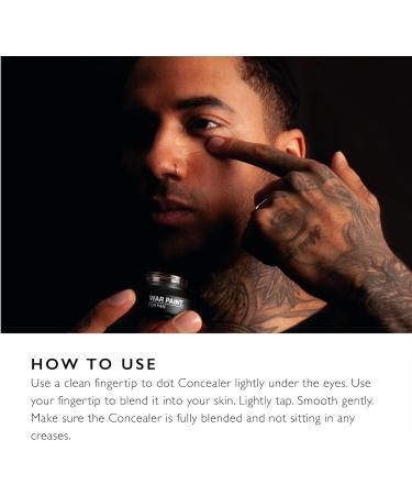 War Paint Men's Concealer - Vegan Men's Makeup for Dark Circles & Blemishes (Medium) - 5 Shades Available - Buy Online on SooperMarket.com