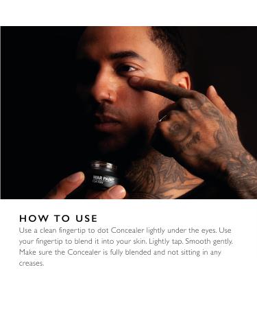 War Paint Concealer for Men (Dark) | 5 Shades Available | Premium Skin Care Solutions - Buy Online on SooperMarket.com