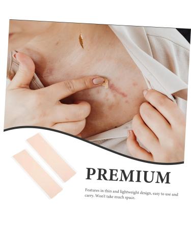 Scar Silicone Strips - 2pcs Scar Removal Sheets for Invisible Scar Patch - Silicone Tape for Skin Supple Stickers - Buy Online on SooperMarket.com