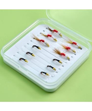YAZHIDA Fly Fishing Trout Kit - Rainbow Warrior & Zebra 2-Tone | International Shipping Available - Buy Online on SooperMarket.com