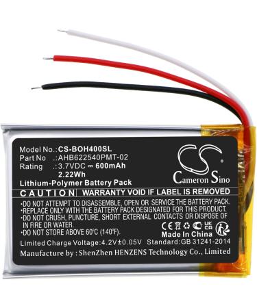 Replacement Battery for Bang & Olufsen BeoPlay H4 - 600mAh/3.7V Compatible with Part Numbers 1643874 643826 AHB622540PMT-02 - International Shipping Available - Buy Online on SooperMarket.com