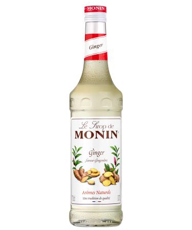 MONIN Premium Ginger Syrup 700ml for Cocktails and Mocktails. Vegan-Friendly Allergen-Free 100% Natural Flavours and Colourings Ginger 700 ml (Pack of 1)