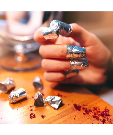 G2PLUS Gel Nail Remover Foils - 100PCS Nail Foil Removal Wraps - Silver - Buy Online on SooperMarket.com