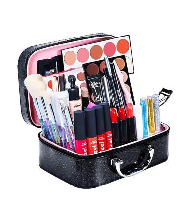 Shop Bexdug 35-Part Holiday Make-Up Gift Set | High-Pigmented Multi-Purpose Beauty Palette & Gift Bag for Women - Perfect Complete Make-Up Set - Buy Online on SooperMarket.com