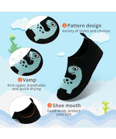 Kids Beach Swim Shoes - Non-Slip Quick Dry Aqua Socks for Boys & Girls | UK Size 10.5/11 Blue - Buy Online on SooperMarket.com