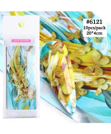 Marble Nail Art Foils Transfer Stickers - Nail Art Supplies for DIY Manicure Design - Buy Online on SooperMarket.com
