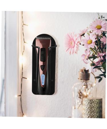 Angoily Clipper Stand | Wall-Mounted Stainless Steel Hair Clipper Organizer for Barbers | Sleek Black Design | 12.5x6cm - Buy Online on SooperMarket.com