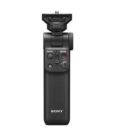 Sony Wireless Bluetooth Shooting Grip and Tripod for still and video, ideal for vlogging (GP-VPT2BT) Black w/ Bluetooth grip