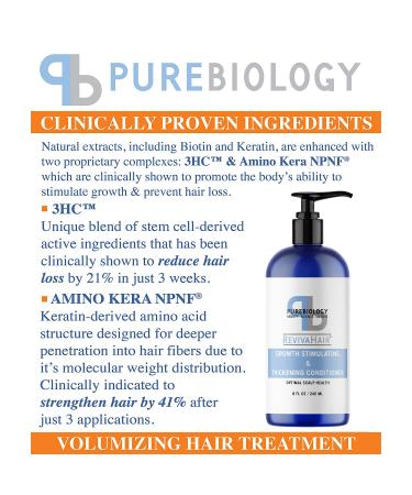 Biotin Volumizing Conditioner for Fine Hair | Coconut, Argan & Rosemary Oil | Moisturizing Treatment for Dry, Thinning Hair - Buy Online on SooperMarket.com