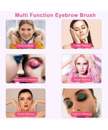 Multi Function Eyebrow Brush | Professional Square Angled & Ultra Thin Eyeliner Makeup Brush for Precision Application - Buy Online on SooperMarket.com