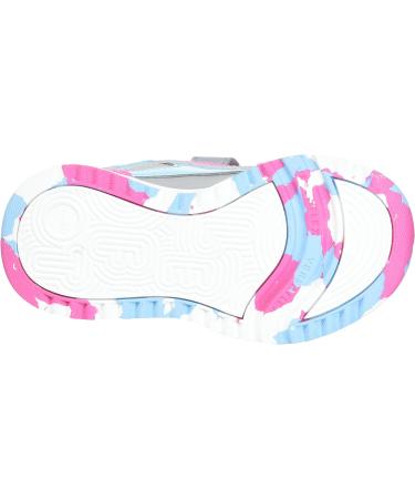 Reebok Baby Weebok Clasp Low Sneakers - Pure Grey/Digital Blue/True Pink - 5 UK Child - Buy Online on SooperMarket.com
