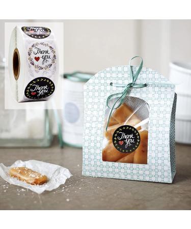 Buy 1000 Round Self-Adhesive Thank You Stickers - Perfect for Gifts Envelopes Weddings & Birthdays | Ideal for International Shipping - Buy Online on SooperMarket.com