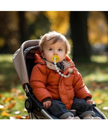 WeSweet BPA Free Silicone Pacifier Chain - Gift-Ready Baby Strap for Boys & Girls - Green & White - Buy Online on SooperMarket.com