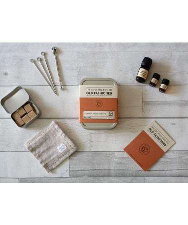 Old Fashioned Cocktail Kit - Premium Travel Mixology Set with Muddler, Sugar Cubes, and Bitters | The Cocktail Box Co. Old Fashioned Bar Kit - Buy Online on SooperMarket.com