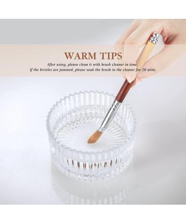 Premium #20 Sable Kolinsky Acrylic Nail Brush - Perfect for Nail Art & Manicure Tools | Zobelhaar Wooden Nail Polish Brush - Buy Online on SooperMarket.com