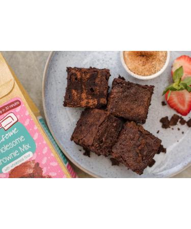 Ultimate Chocolate Baking Kit - Chewy Cookie & Wholesome Brownie with Wooden Spoon | Ideal Gift for Chocolate Lovers - 358g - Buy Online on SooperMarket.com