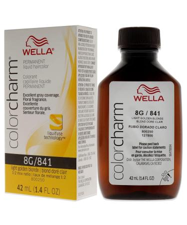 Wella Color Charm 8G Light Gold Blonde Permanent Hair Color for Gray Coverage - Buy Online on SooperMarket.com