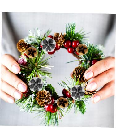 HOMSFOU 175 Pcs Christmas Wreath Decoration Red Berries Pine Needles Fake Fruit Home Decor Bouquet Flower Picks Diy Crafts Photography Eucalyptus Fruits Dried Fruit Self Made Ornaments Assorted Colorx5pcs 2.2x2.2cmx5pcs - Buy Online on SooperMarket.com