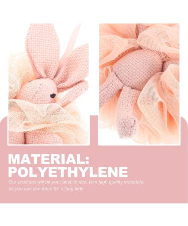 Easter Rabbit Bath Ball Pouf - Exfoliating Kids & Adults - Plush Scrubber for Shower - Loofah Accessory for Home & Hotel - Bunny Design - Buy Online on SooperMarket.com