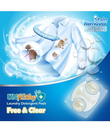 UNfilthy Concentrated Unscented Laundry Pacs - 30 Count | Eco-Friendly & International Shipping - Buy Online on SooperMarket.com