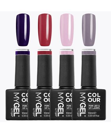 MYGEL by Mylee Nail Gel Polish Autumn/Winter Collection 8x10ml Colours + Top & Base Coat UV/LED Soak-Off Nail Art Manicure Pedicure for Professional Salon & Home Use - Long Lasting & Easy to Apply - Buy Online on SooperMarket.com