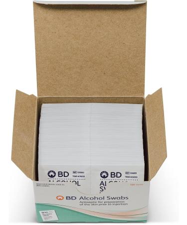 BD Alcohol Wipes 1-Ply, 70% Isopropyl Alcohol, 200 Individually-Wrapped Prep Pads - Pack of 1200 - Buy Online on SooperMarket.com