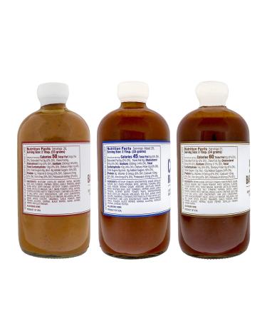 Lillie's Q BBQ Sauce Variety Pack - Gluten-Free Gourmet Set with Carolina, Gold, and Smoky BBQ Sauces (20-21 oz) | 3-Pack - Buy Online on SooperMarket.com