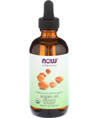 Now Foods Solutions Certified Organic & 100% Pure Argan Oil 4 fl oz (118 ml)