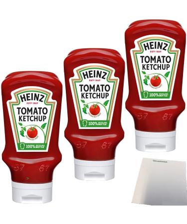Heinz Tomato Ketchup the classic 3-pack (3x500ml bottle) + usy block
