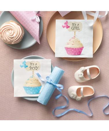 PAW 3-Layer Paper Napkins (33x33 cm) - 20 Colorful Party Napkins for Children's Birthdays Communions & Special Occasions - Light Blue Design - Buy Online on SooperMarket.com