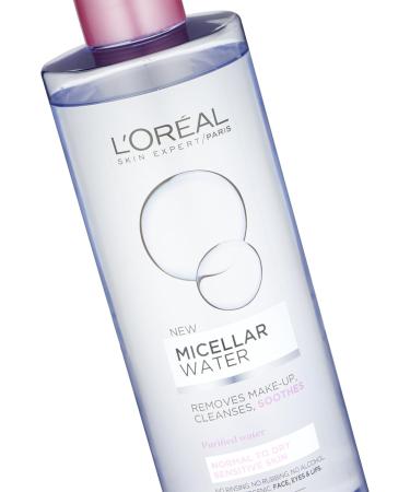 L'Oreal Paris Micellar Water Makeup Remover 400ml - Normal to Dry Skin - Buy Online on SooperMarket.com