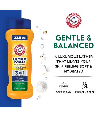 Buy Arm & Hammer 3-in-1 Body Wash Fresh Scent 22.5 Fl Oz - Best International Shipping - Buy Online on SooperMarket.com