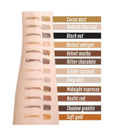 4-Tip Eyebrow Pencil Deep Brown - Natural Definition Smudge-Proof Durable | YES.EYE DO - Buy Online on SooperMarket.com