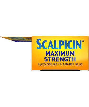 Scalpicin Max Strength Scalp Itch Treatment 1.5 oz - Effective Relief for Itchy Scalps | Buy Online Internationally - Buy Online on SooperMarket.com