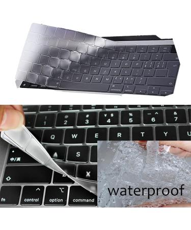 Ultra Thin Keyboard Cover for 2022-2024 MacBook Air 15 M2 M3 & Pro 14 16 M1 M2 Max - EU Layout with Touch ID | Perfect Fit for A3114 A3113 Models - Buy Online on SooperMarket.com