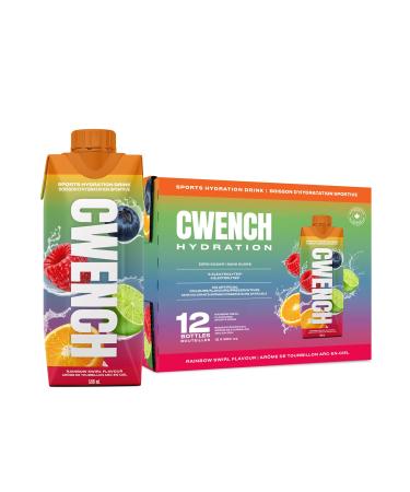Cwench Electrolyte Hydration Ready To Drink Rainbow Swirl 12x500ml