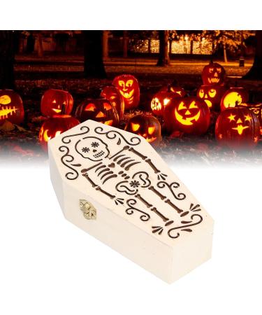 Decorative Wooden Coffin Pet Burial Coffin Gothic Style for Coffin Box for Small Pets for Hamsters for Halloween Party Decor(#2) - Buy Online on SooperMarket.com