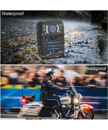 XIYXIN Police Body Camera 1296P 30FPS 38MP | Built-in 64GB Memory | Waterproof with Night Vision & Audio Recording - Buy Online on SooperMarket.com