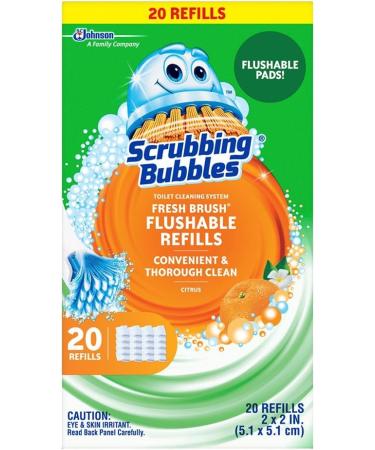 Scrubbing Bubbles Toilet Wand Starter Kit with 20 Flushable Refills - Bundle Deal! - Buy Online on SooperMarket.com