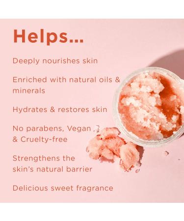 Pranatural Dead Sea Body Peeling Salt 500g - Moisturizing & Nourishing Vegan Paraben-Free - Peaches & Honey - Buy Online on SooperMarket.com
